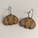 Dachshund bamboo hoops